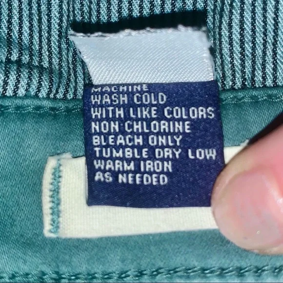 Madewell Size 26 Women’s Sateen Green Denim Low-Rise Skinny Ankle Jeans - Picture 10 of 11